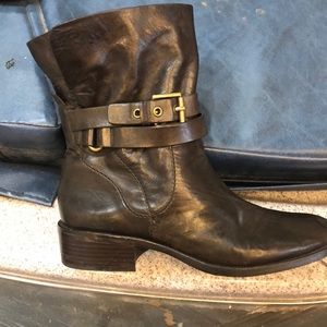 Authentic leather Coach boots.